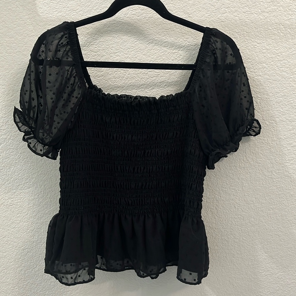 Moa Moa Black Blouse - L